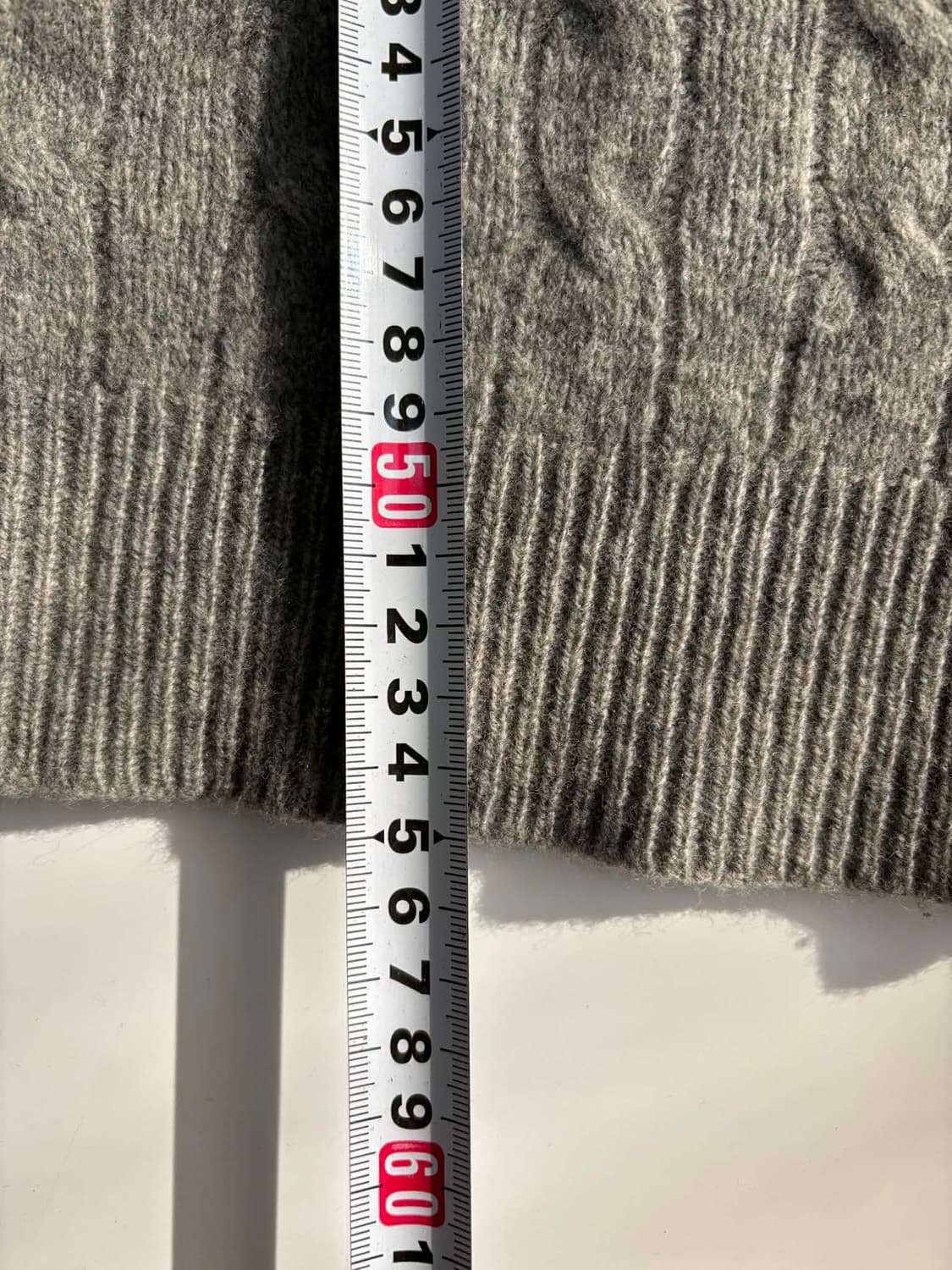 폴로 랄프로렌 신형 라벨 걸즈 케이블 울 캐시미어 크루넥 니트(L) 상품이미지7