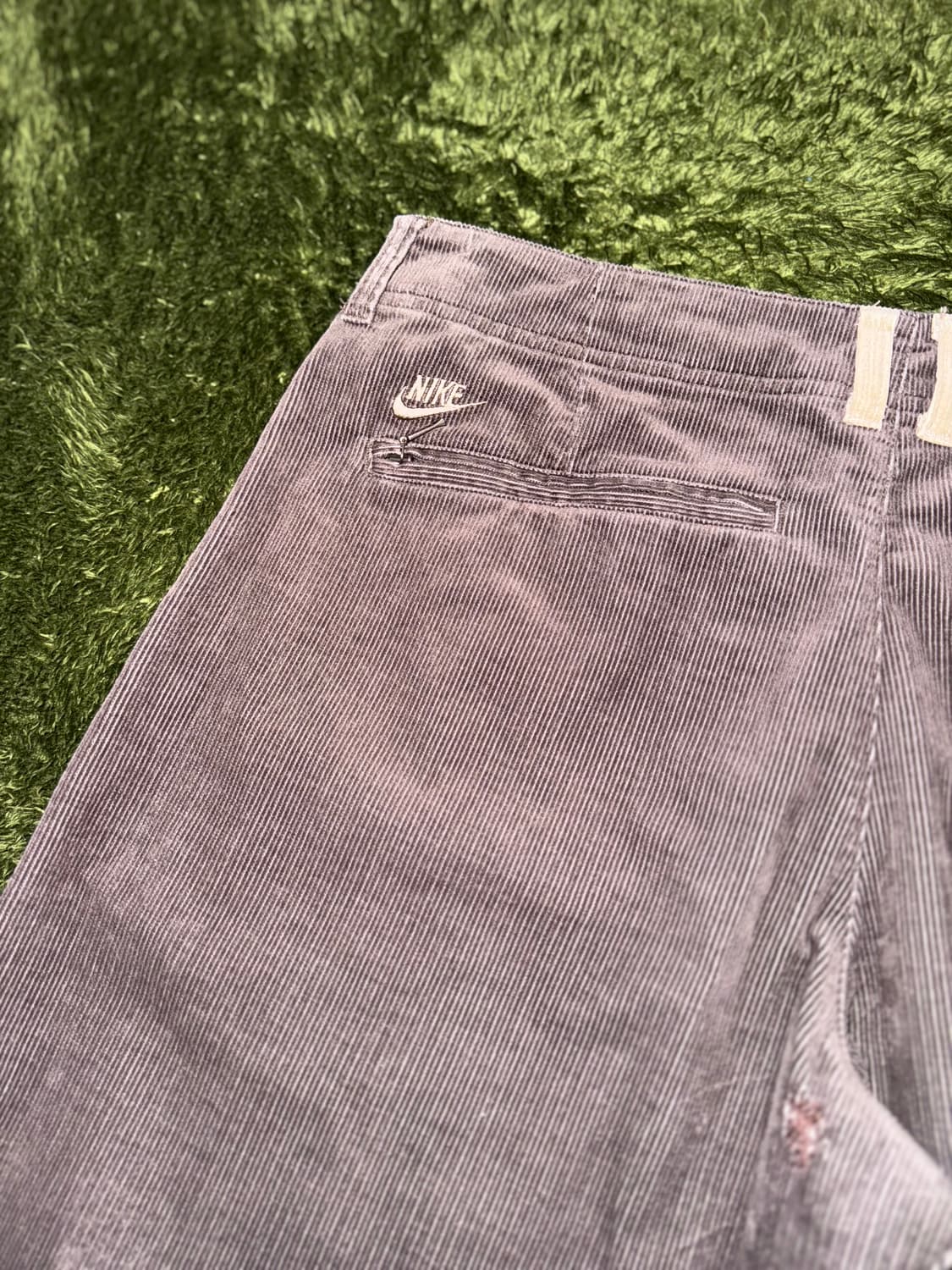 [XL] 00s 나이키 재팬 클럽 스우시 집 포켓 코듀로이 팬츠 브라운 상품이미지8