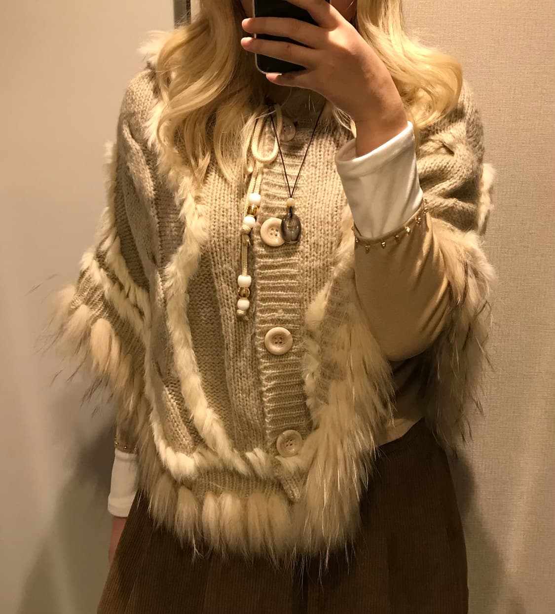 빈티지 케이프 슬리브 쿠루미깔 코디 세트 상품이미지4