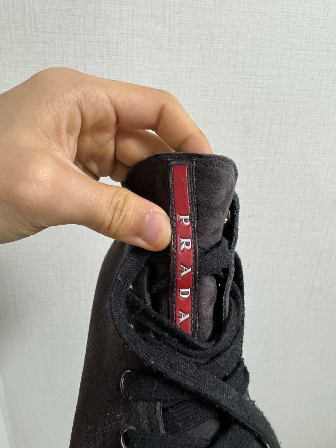 프라다 스웨이드 하이탑 상품이미지6