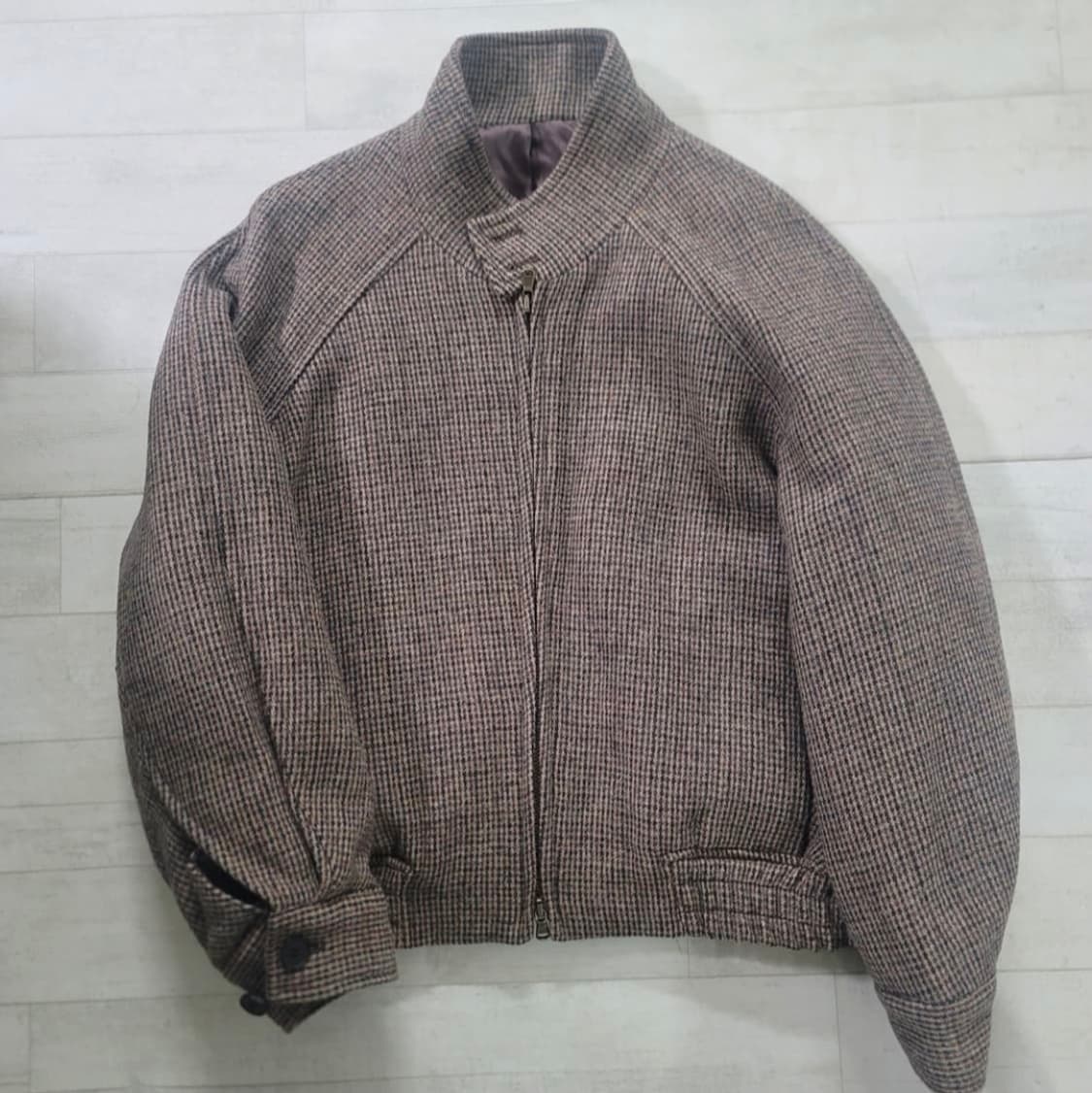 마마가리 트위드 해링턴 자켓 50 상품이미지3