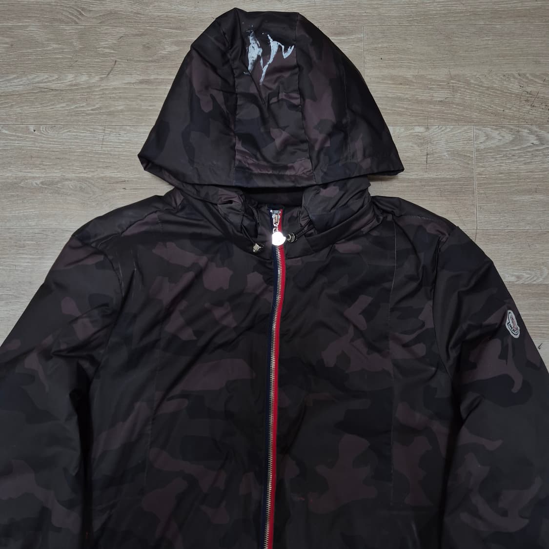 몽클레어 밀리터리 카모플라쥬 후드 패딩 점퍼 2XL(110) 상품이미지2