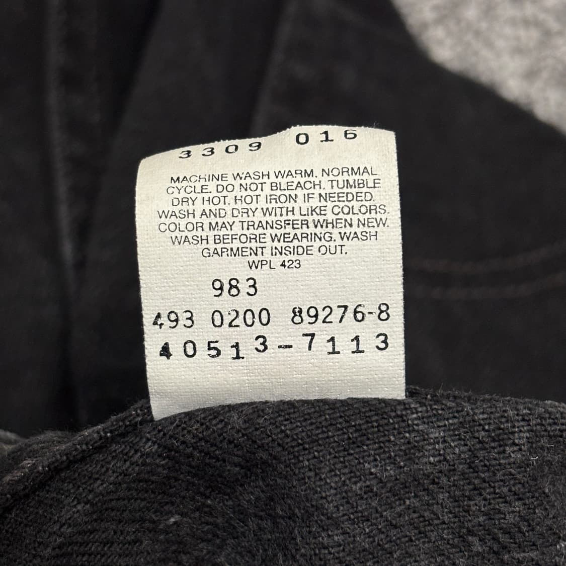 00s 빈티지 리바이스 517 블랙 허리46.5cm 상품이미지8