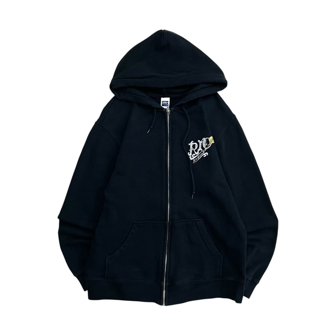재팬 로고 블랙 후드집업 L 상품이미지2