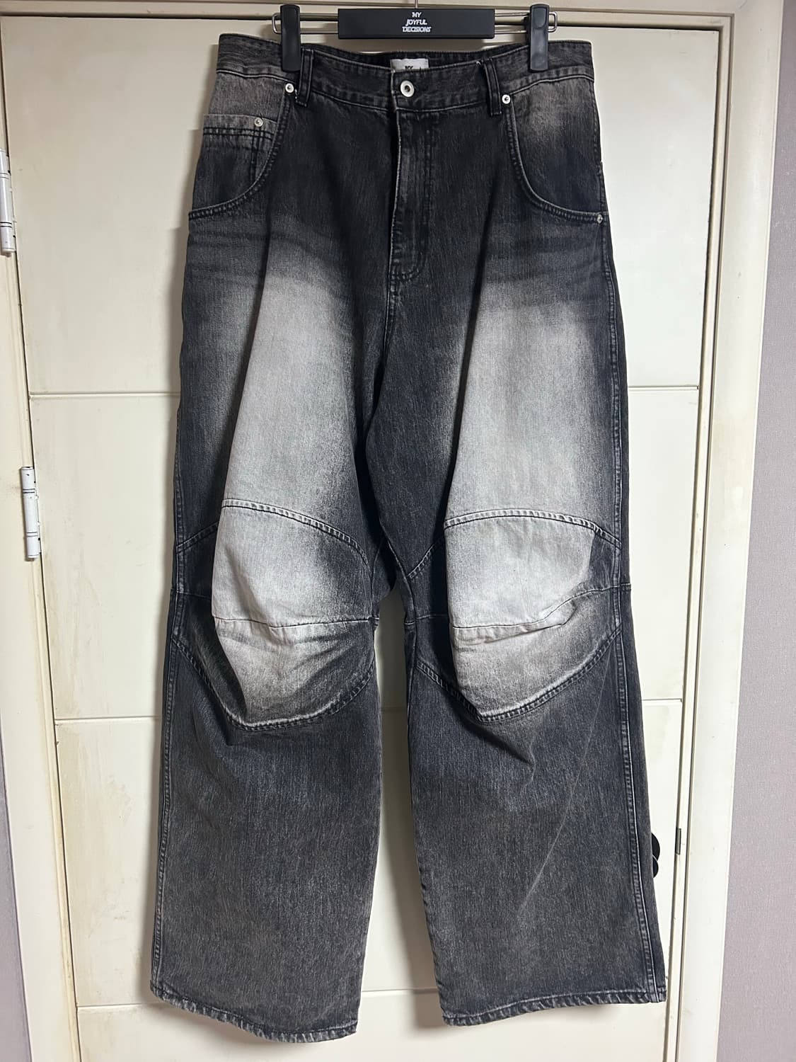 MJD 3D 니 데님 블랙 M 상품이미지2