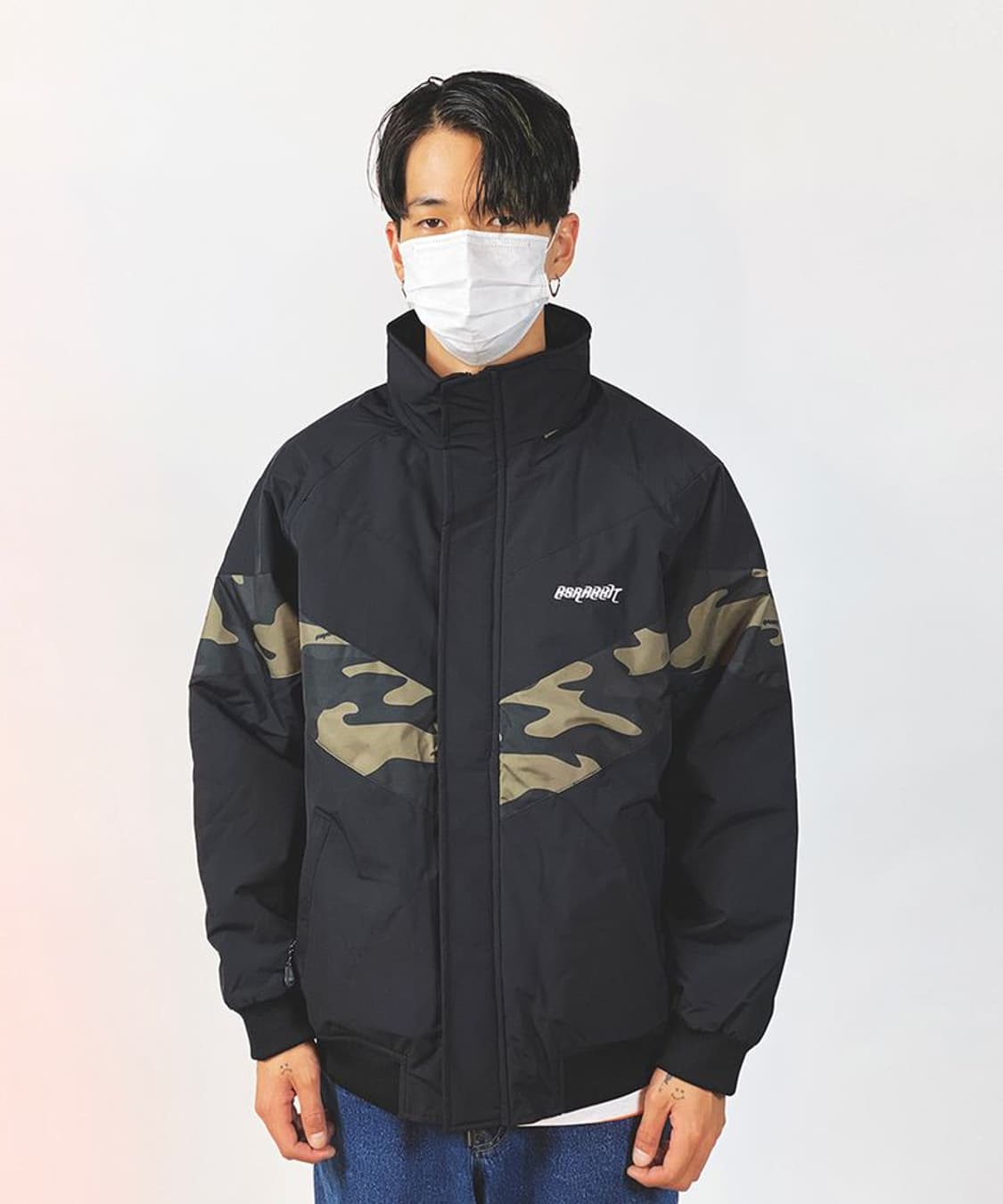 비에스래빗 Bsrabbit 카모 점퍼 보드 자켓 패딩 바람막이 상품이미지3