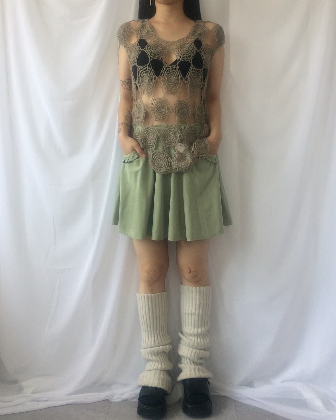Frill point mini skirt 상품이미지5