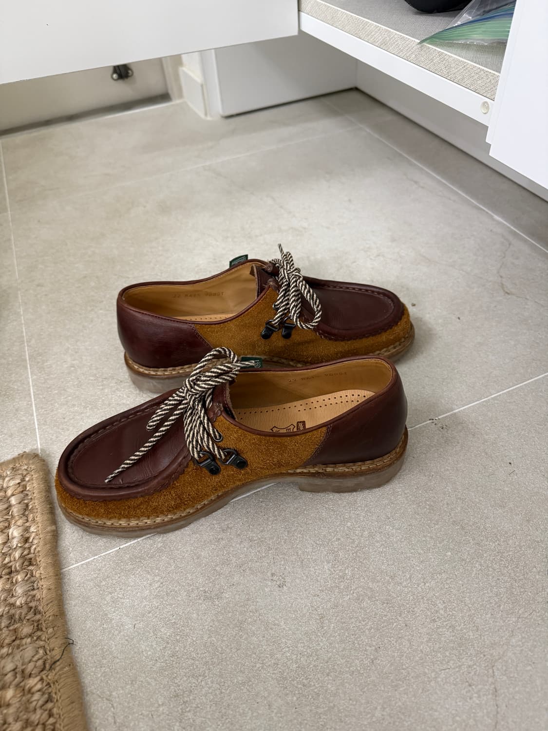 파라부트 미카엘 eu 41.5 엔지니어드 가먼츠 콜라보 위스키 색상 팝니 상품이미지3