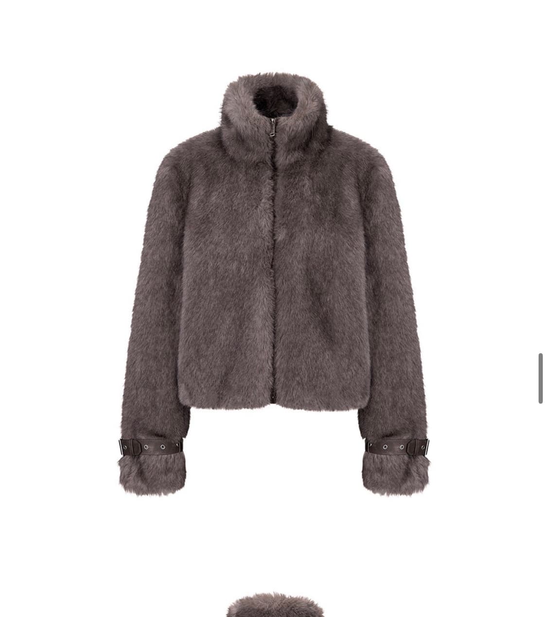 레이브 브라운 퍼 자켓 VF5WJ103-93 상품이미지4