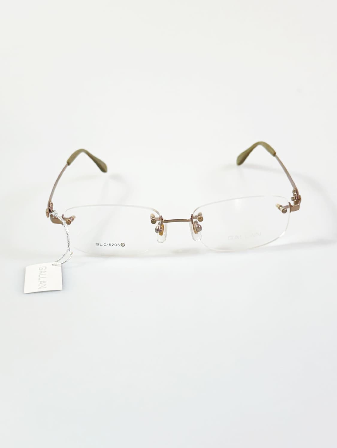 GALLAN 무테 스퀘어 메탈 프레임 빈티지 안경 상품이미지2
