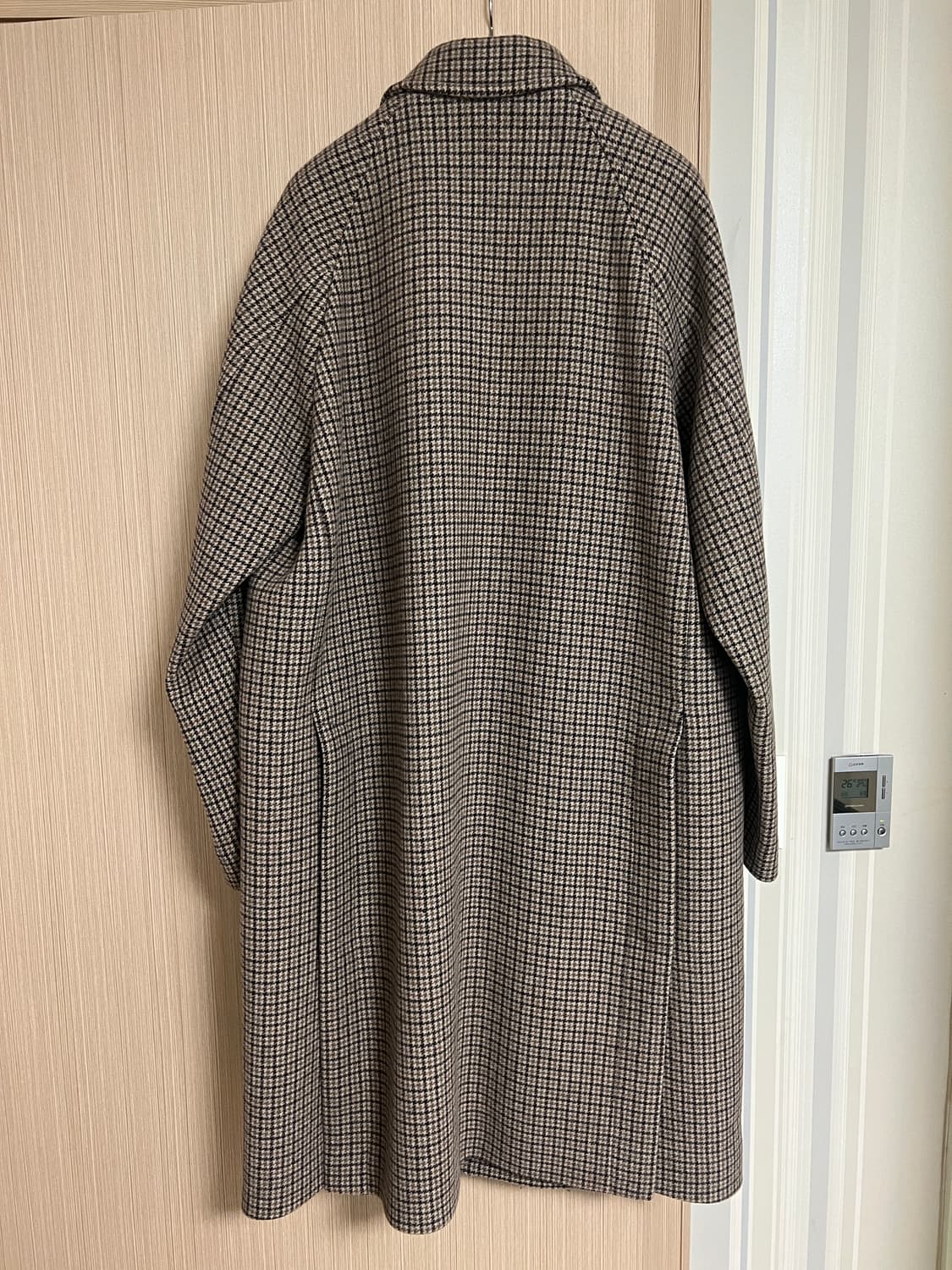 L 아트이프액츠 발마칸 코트 체크 상품이미지2