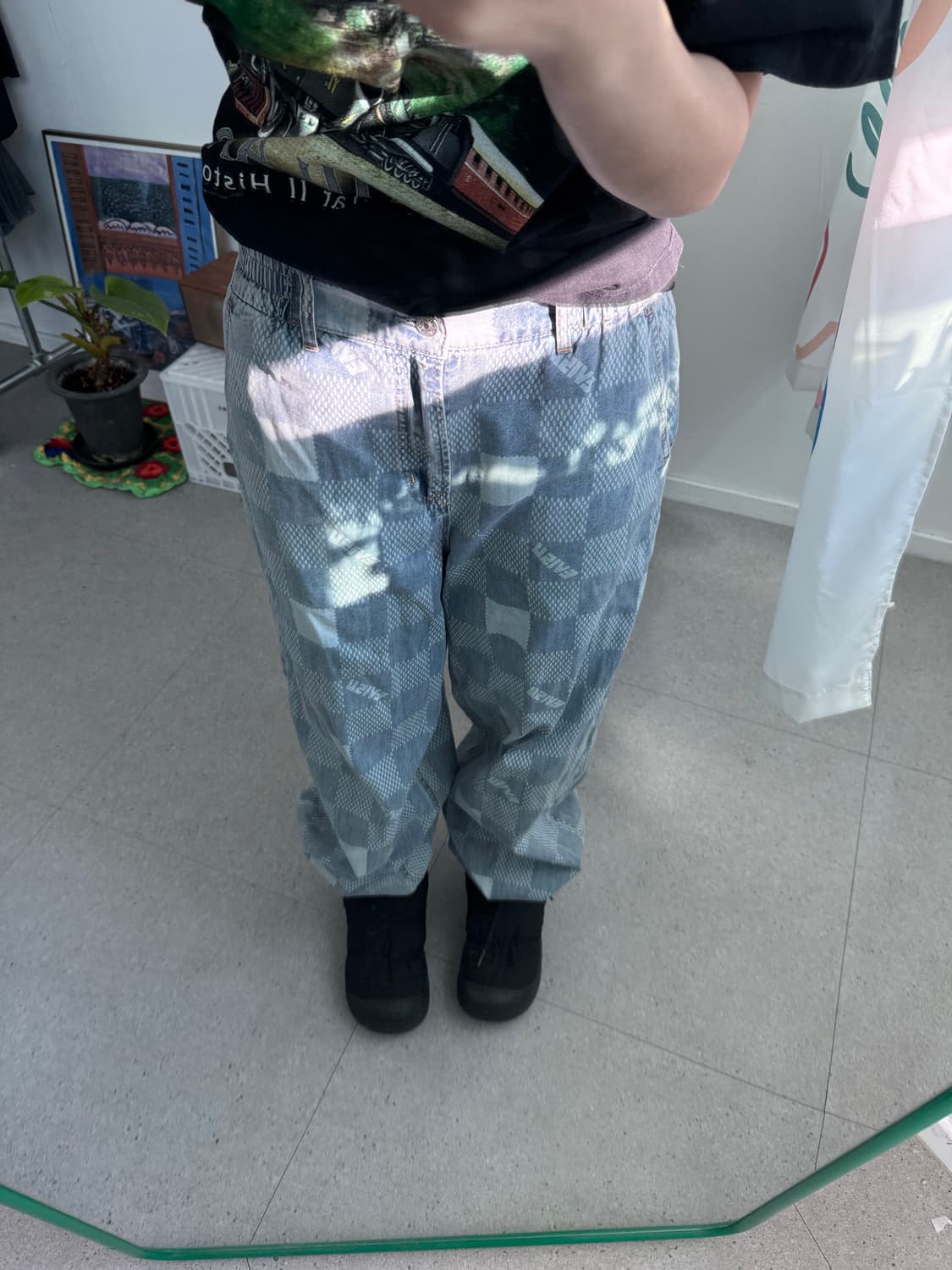 Evisu print jogger pants 상품이미지1