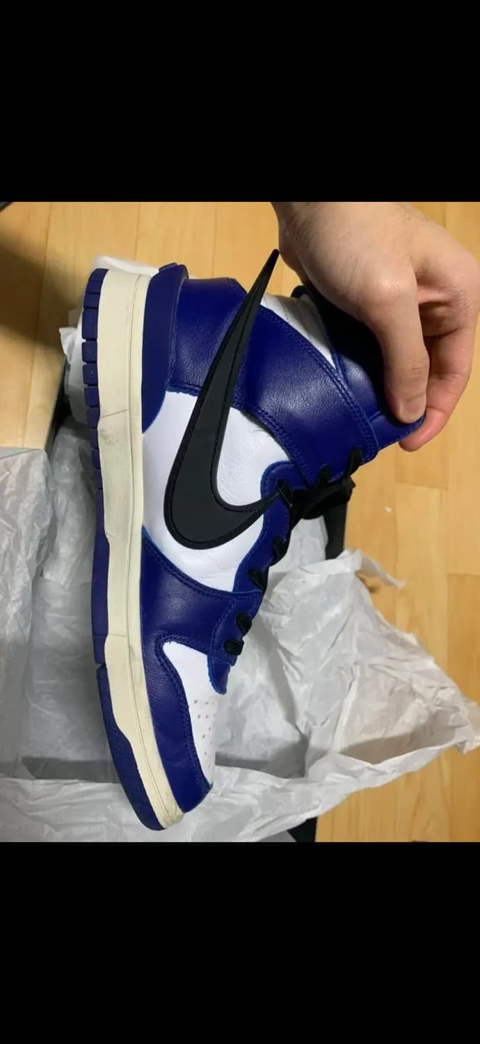 앰부쉬 x 나이키 덩크 하이 딥로얄 블루 상품이미지2