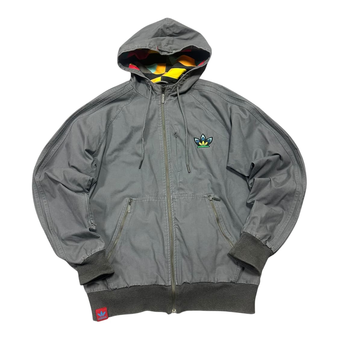 ✨ (바배) 아디다스 파이어버드 코튼 캔버스 워크 후드 자켓 상품이미지1