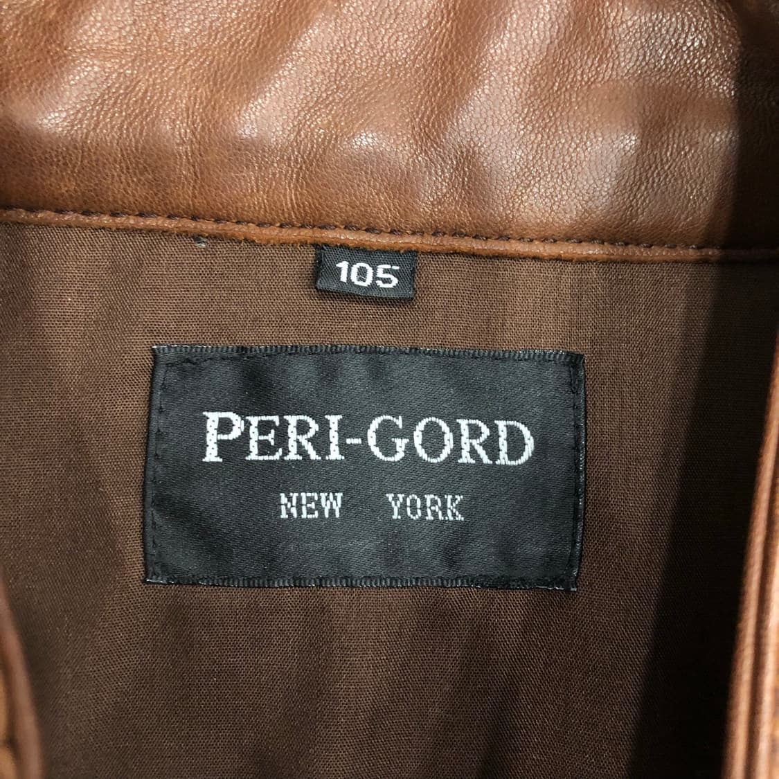 빈티지 양가죽 블루종 브라운 레더 가죽 자켓 상품이미지6