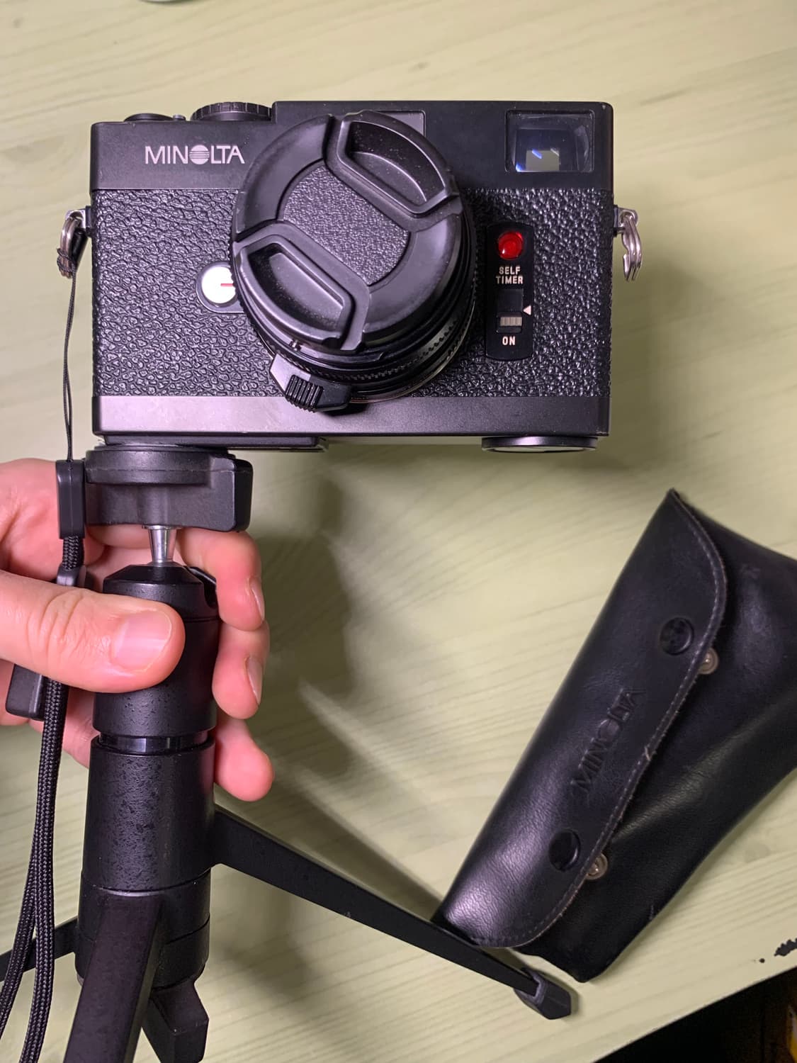 미놀타 cle, 28mm렌즈, 정품삼각대 상품이미지5