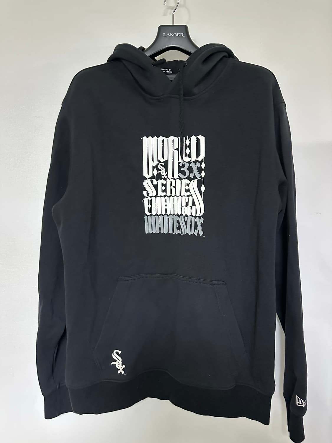 뉴에라 시카고 화이트삭스 후드티 블랙 상품이미지1