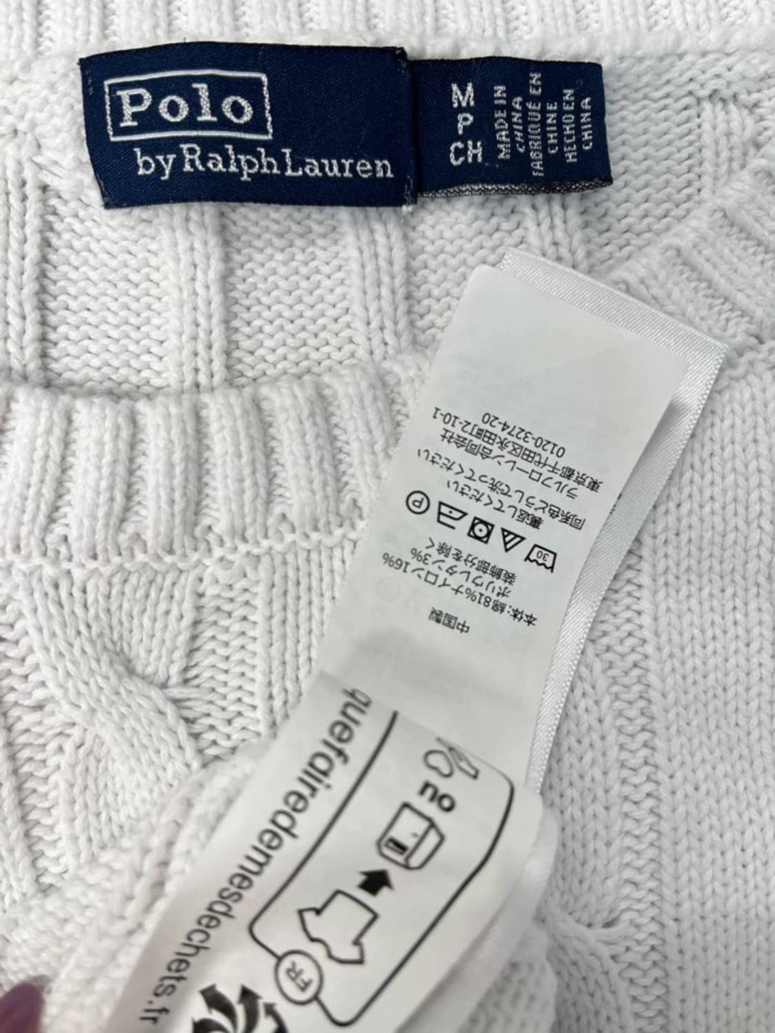 폴로 랄프 로렌 반팔 꽈배기 니트/#3410 상품이미지6