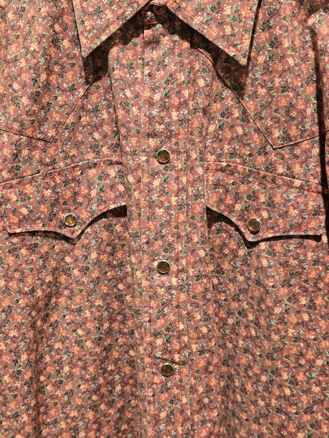70s Floral Western Shirt / made in U.S.A 상품이미지2
