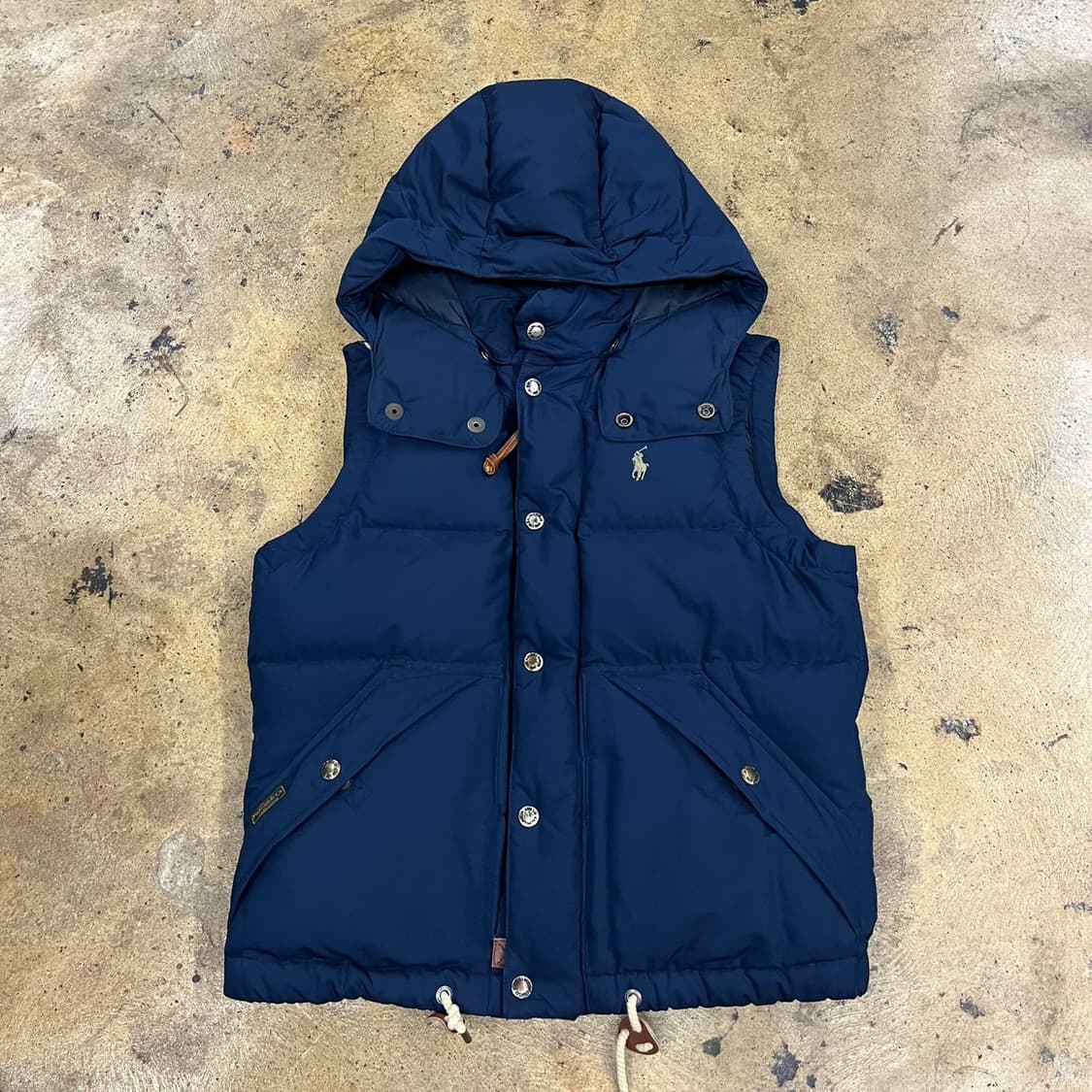 [정품/XS] 폴로 랄프로렌 빈티지 후드 패딩 조끼 b8 상품이미지2