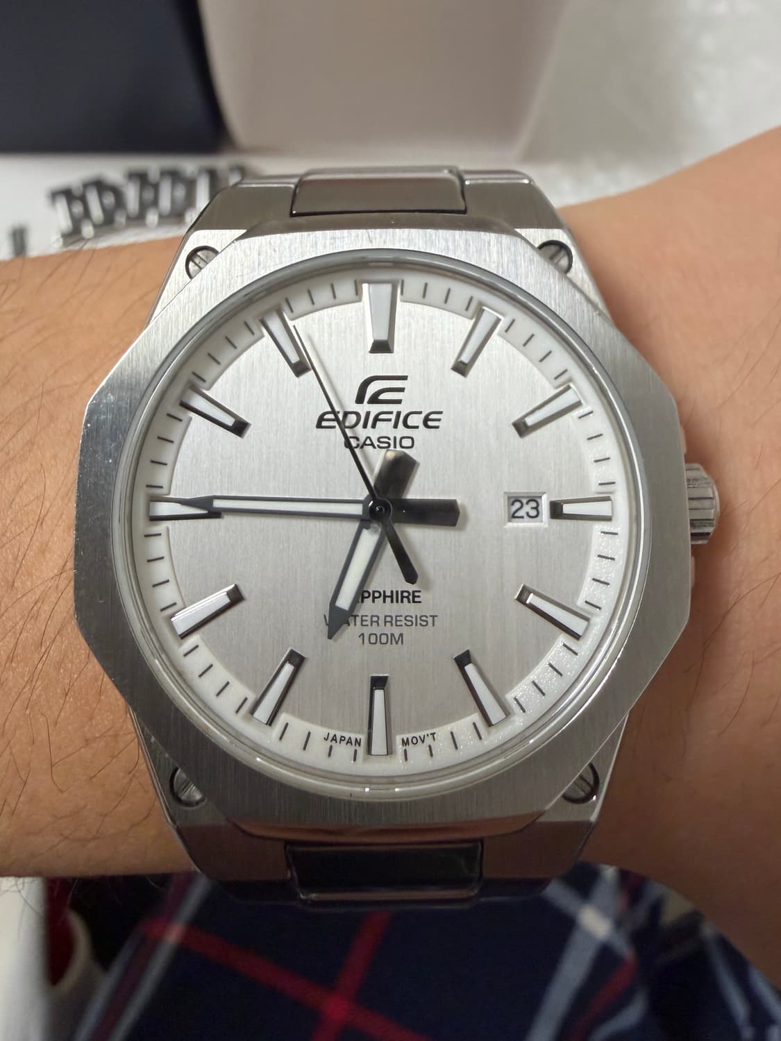 카시오 에디피스 에얄오크 화이트 팝니다. 상품이미지8