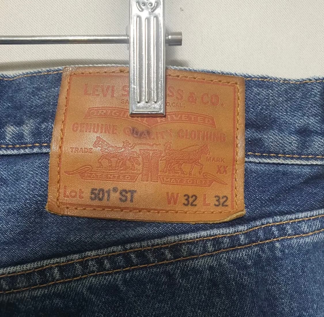 D139 리바이스 501 남성 셀비지 진 데님바지 32 상품이미지4