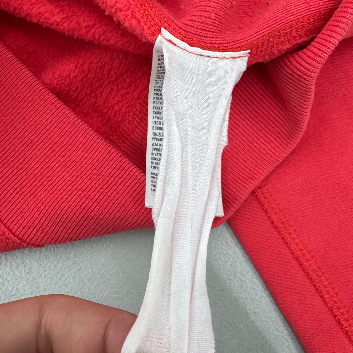 아베크롬비 Y2K 핑크 아치로고 후드집업 상품이미지5