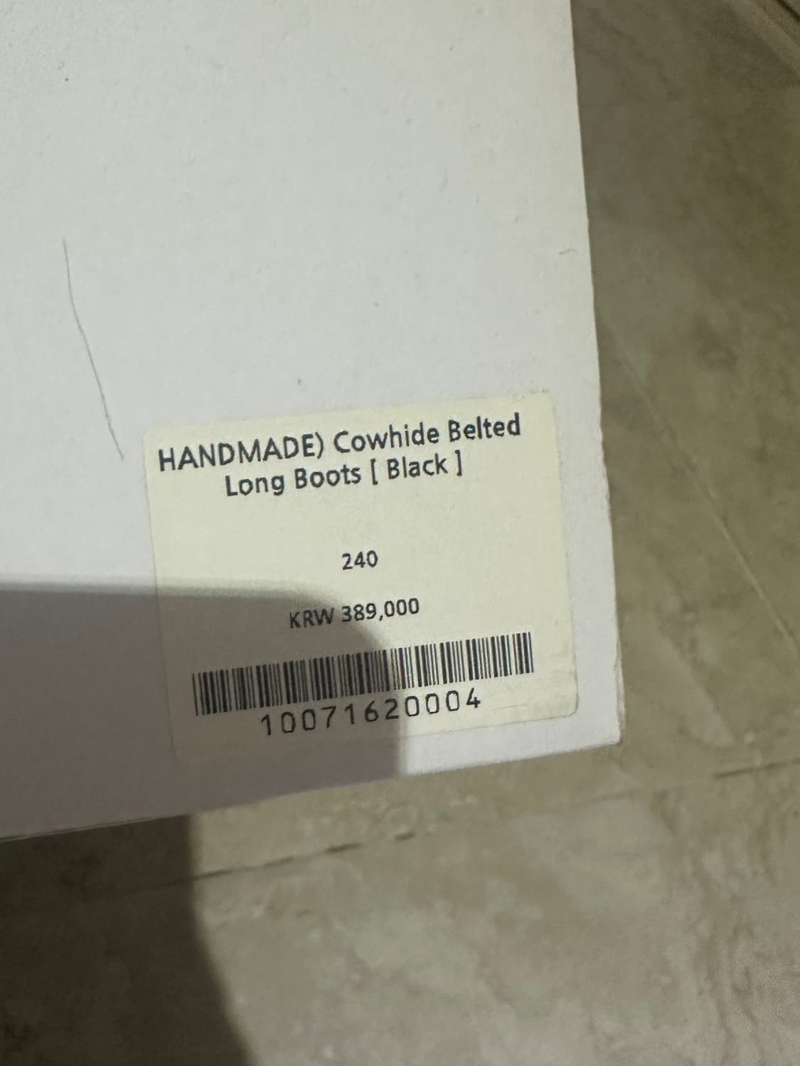 트리밍버드 벨티트 롱부츠 240 상품이미지5