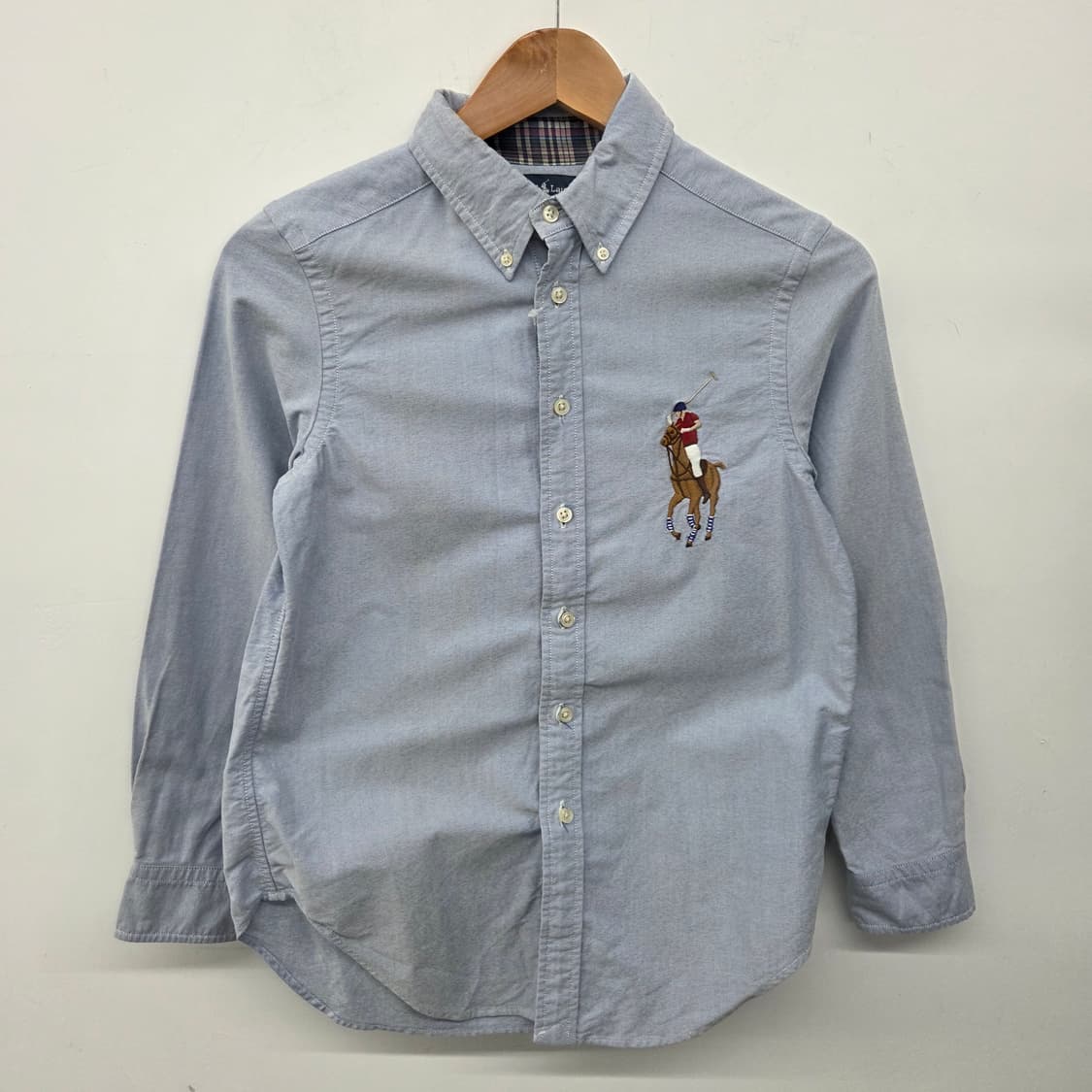 폴로 랄프로렌 셔츠 하늘색 빅포니 자수 여m 상품이미지2