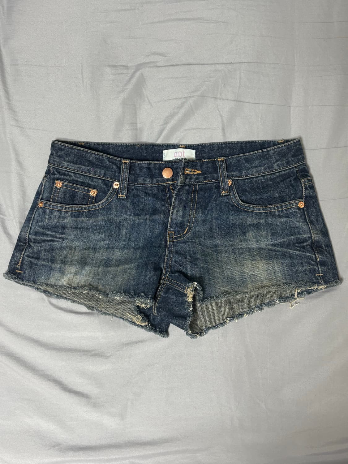 로우라이즈 데님 쇼츠 상품이미지3