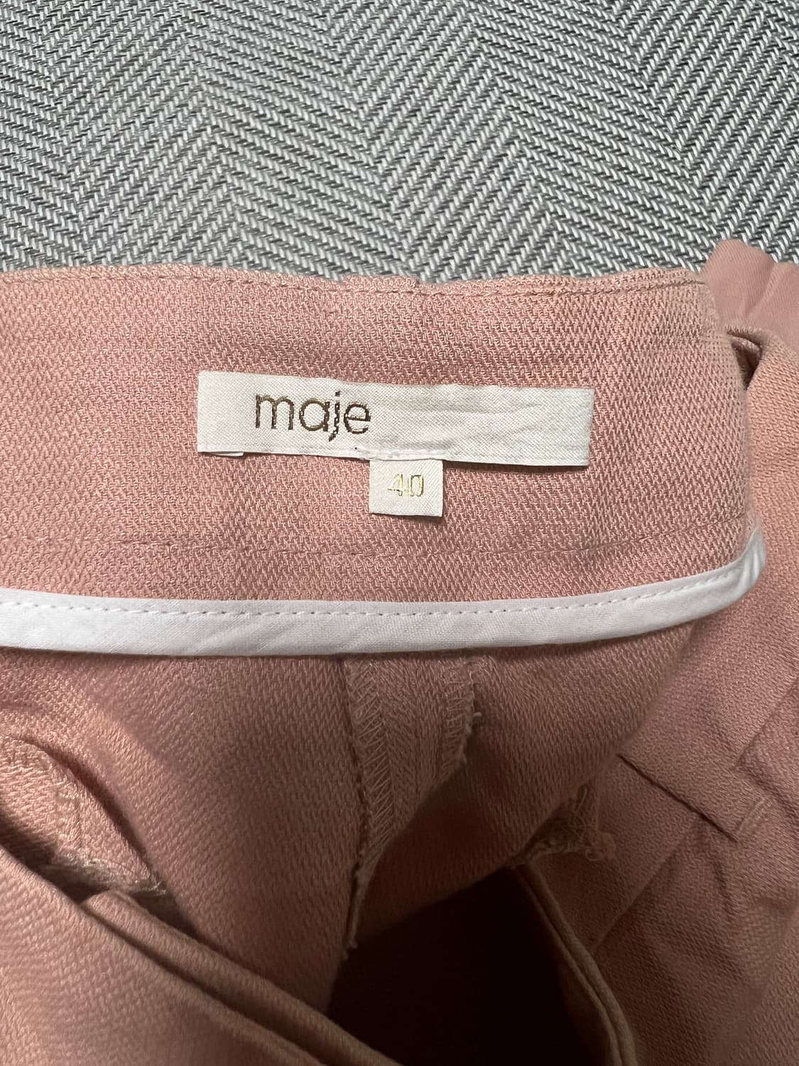 마쥬 maje 린넨 코튼 팬츠 정품 상품이미지3