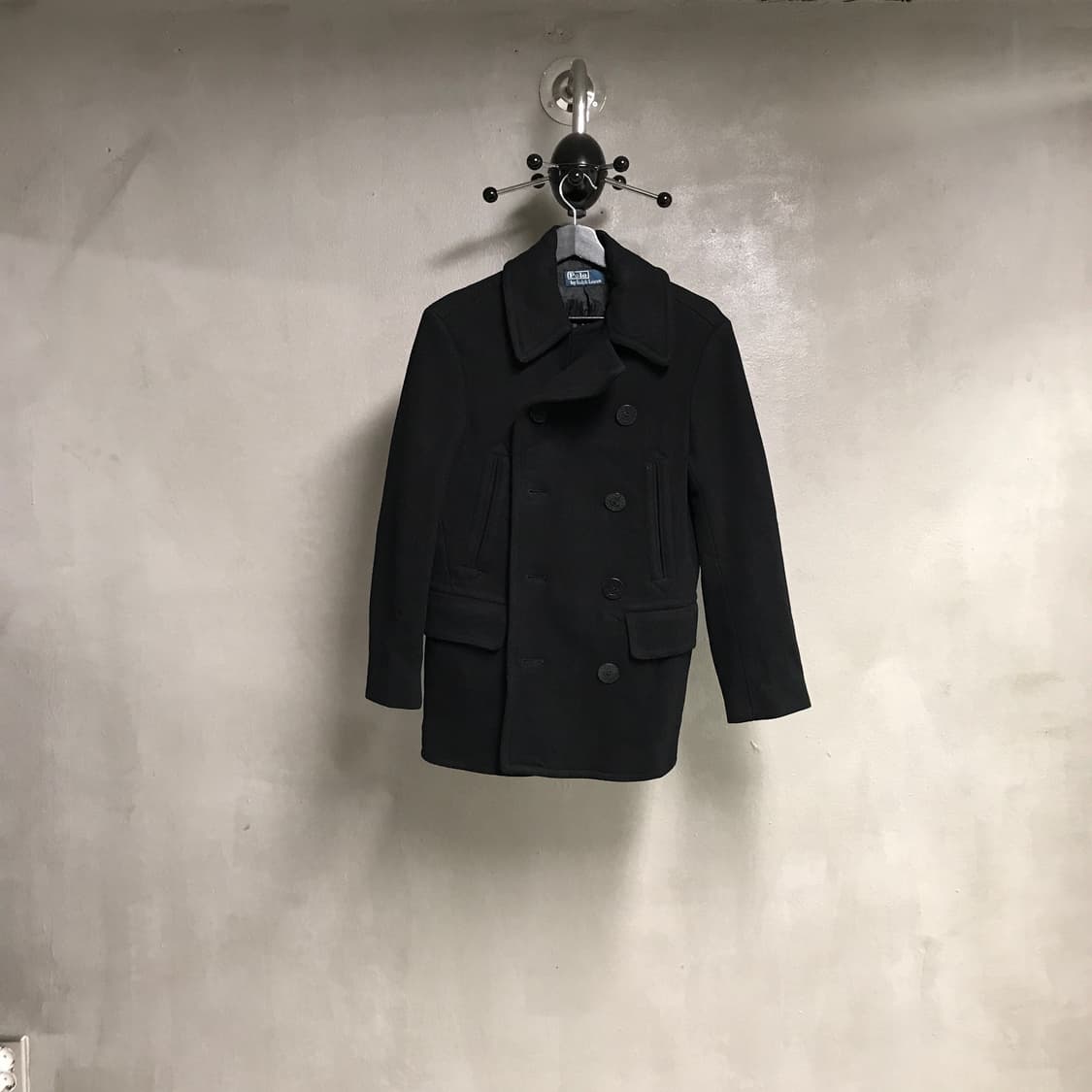 폴로 랄프로렌 블랙 피코트 S(W) 상품이미지1