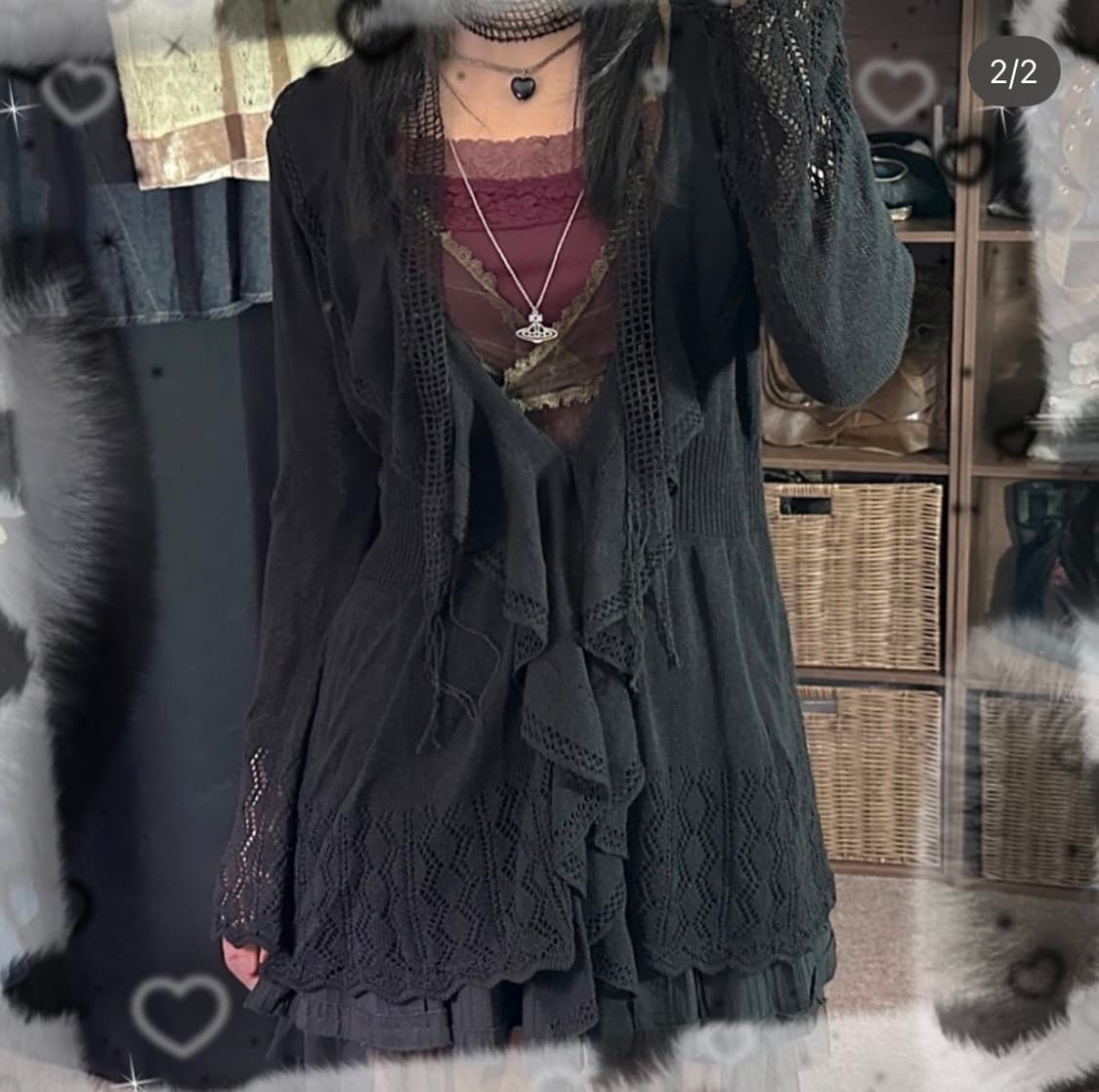 빈티지 레이스 시스루 슬리브리스 페어리  상품이미지2