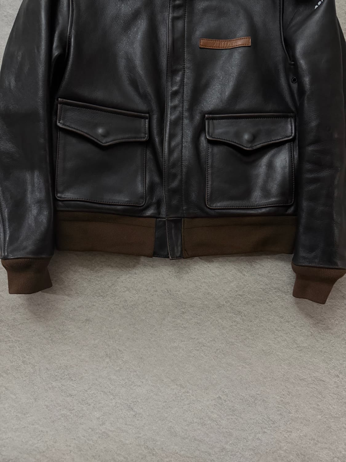 밀리터리 A-2 말가죽자켓 상품이미지6