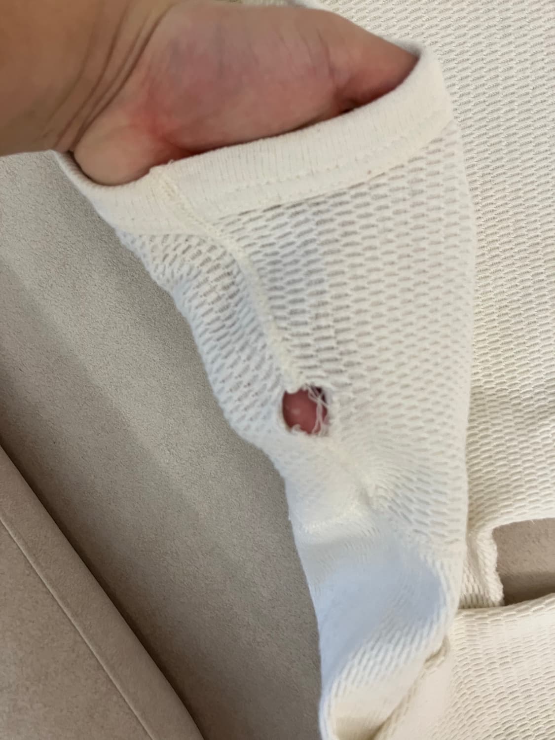 80s thermal long sleeve (made in USA) 상품이미지2