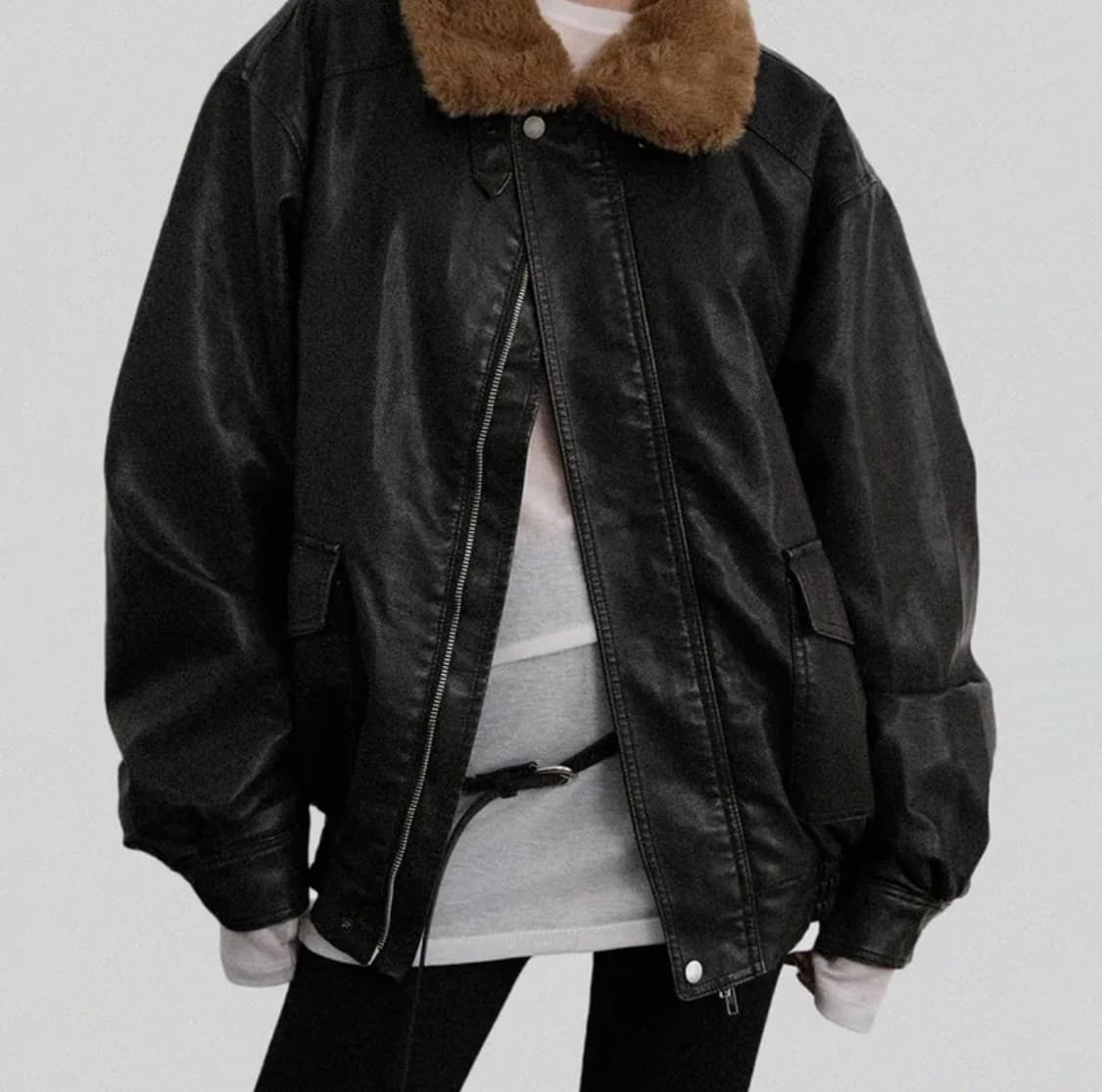 어텀 로건퍼무스탕점퍼 상품이미지1