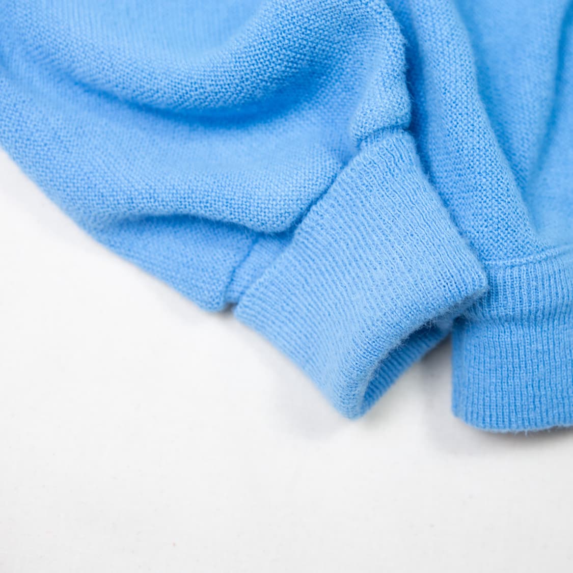 80s IZOD 라코스테 V 넥 니트 스카이 블루 상품이미지6