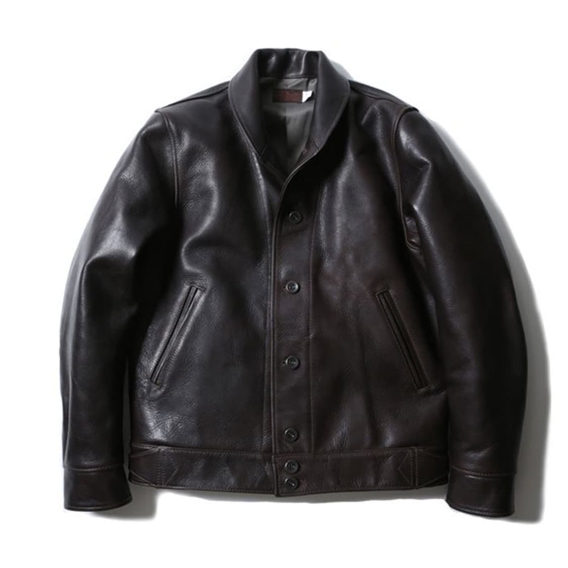 [40]트로피 클로딩 Steer hide A-1 숄 카라 스포츠 자켓 상품이미지1