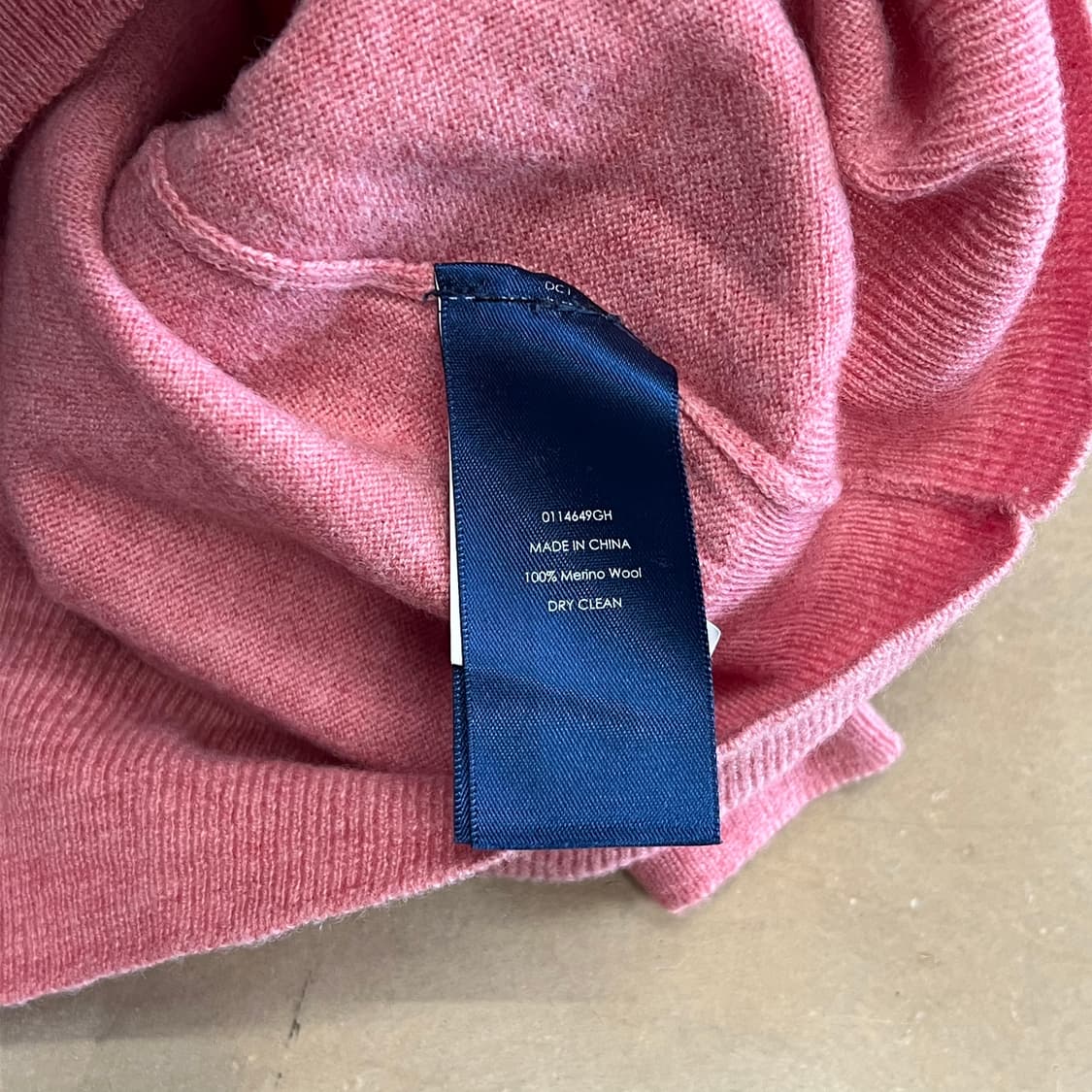 M 폴로랄프로렌 핑크 메리노 울 니트 상품이미지5