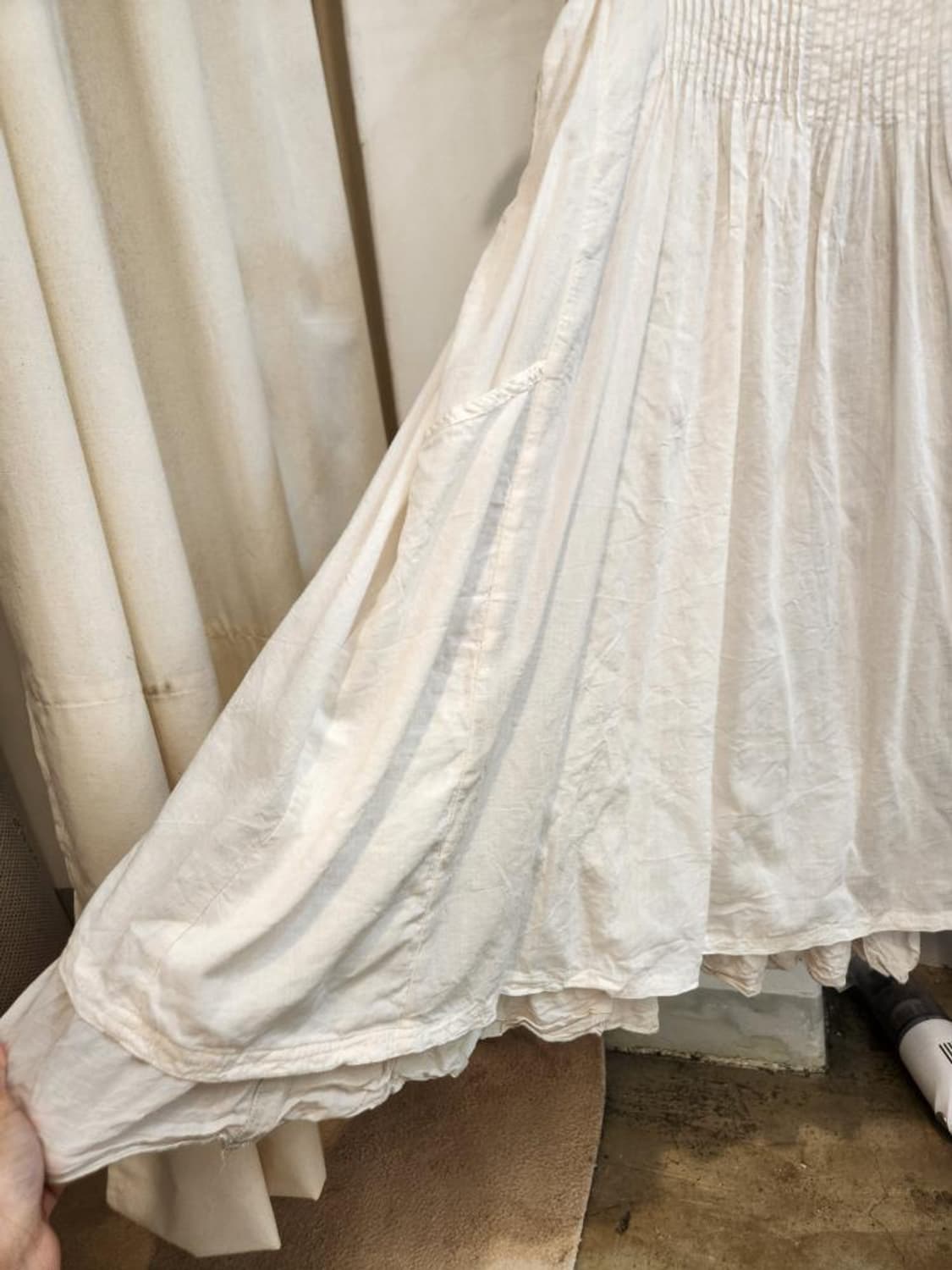 빈티지 레이어드 슬리브리스 원피스 상품이미지3