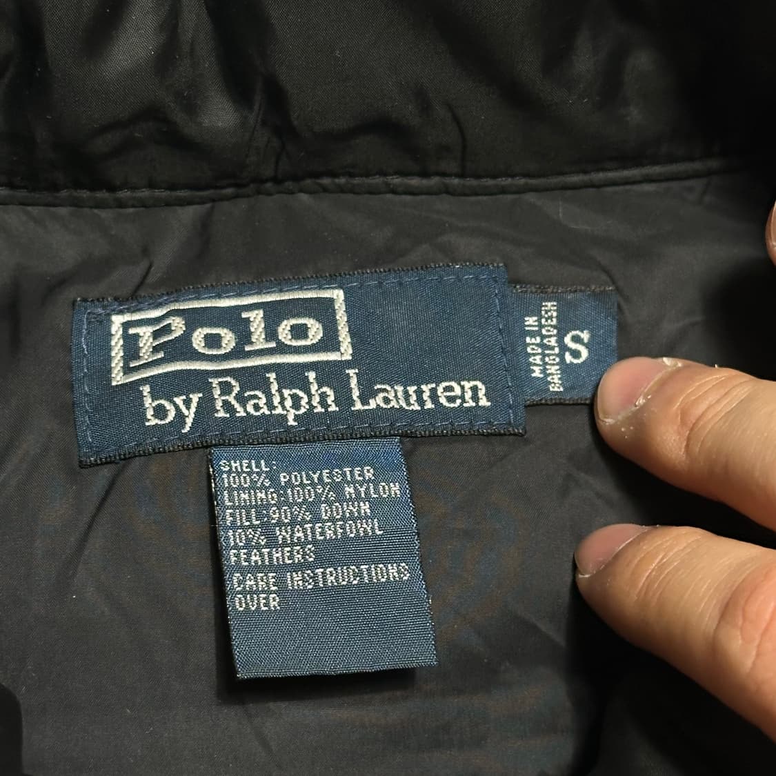 Polo Ralph Lauren 블랙 다운 베스트 상품이미지3