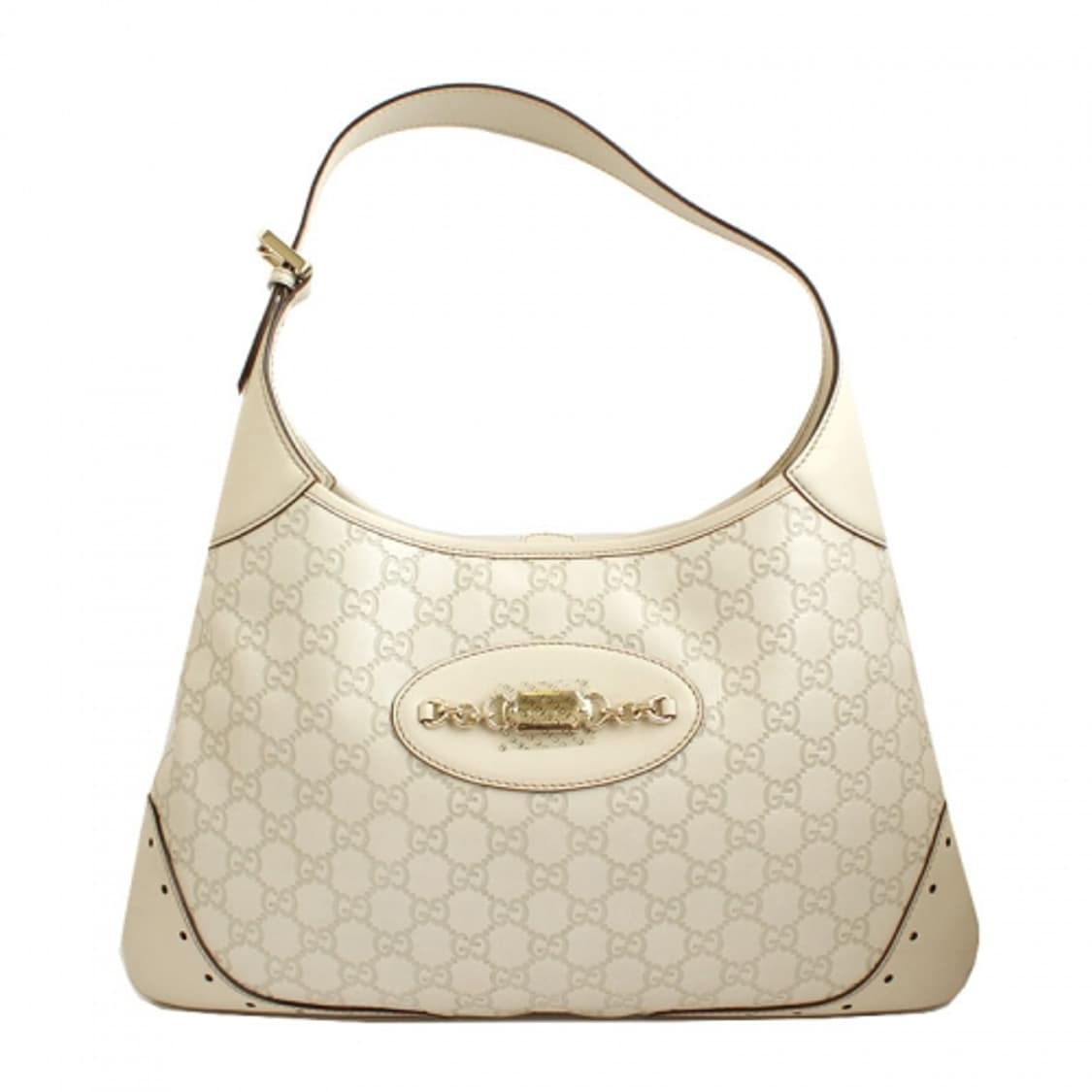 구찌 시마 은장 아이보리 호보백 상품이미지1