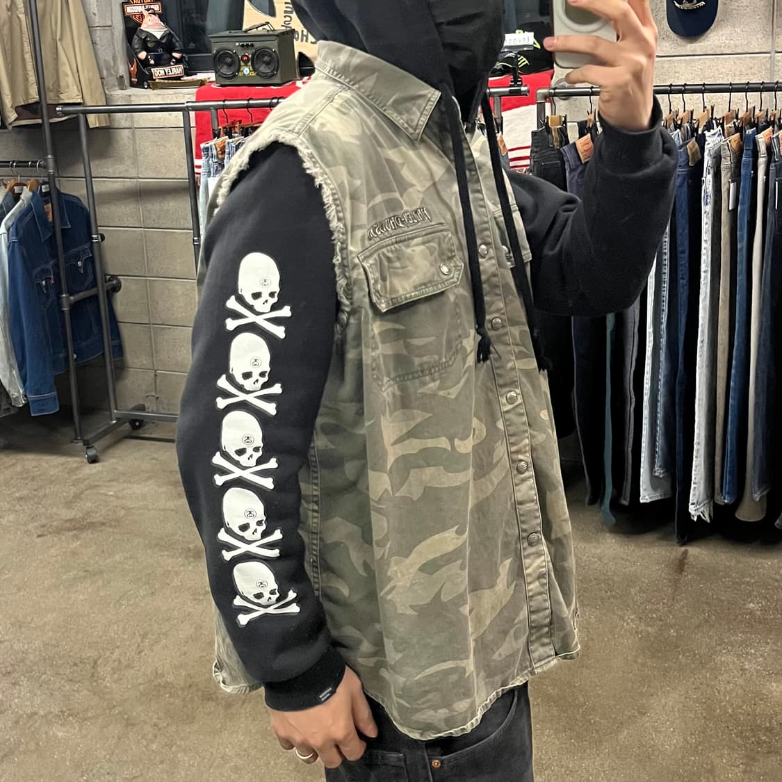 할리데이비슨 슬리브리스 셔츠 (110) 상품이미지8