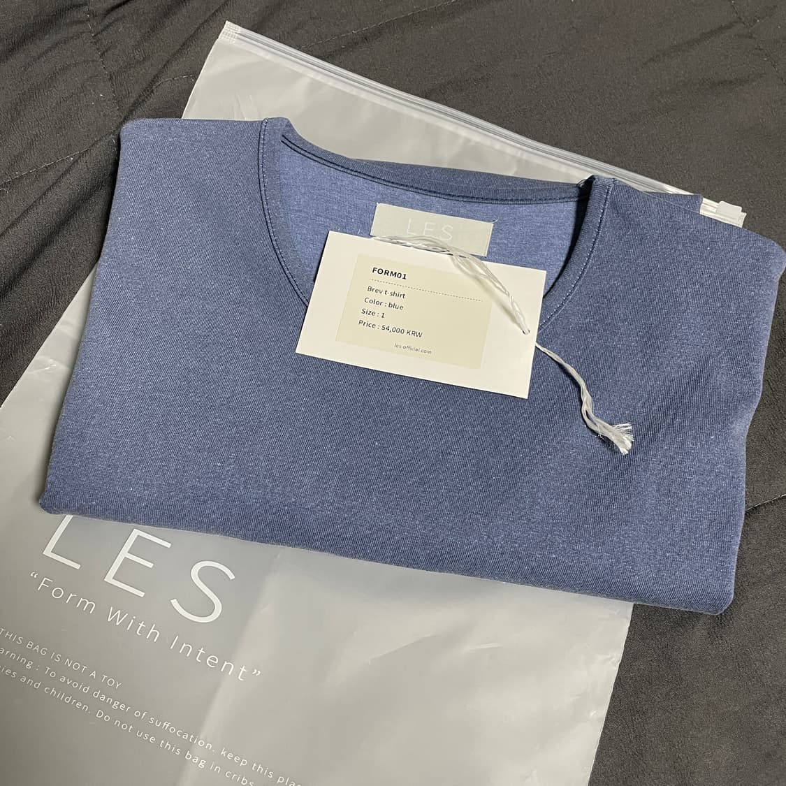 레스 Brev t-shirt 블루 1 상품이미지2