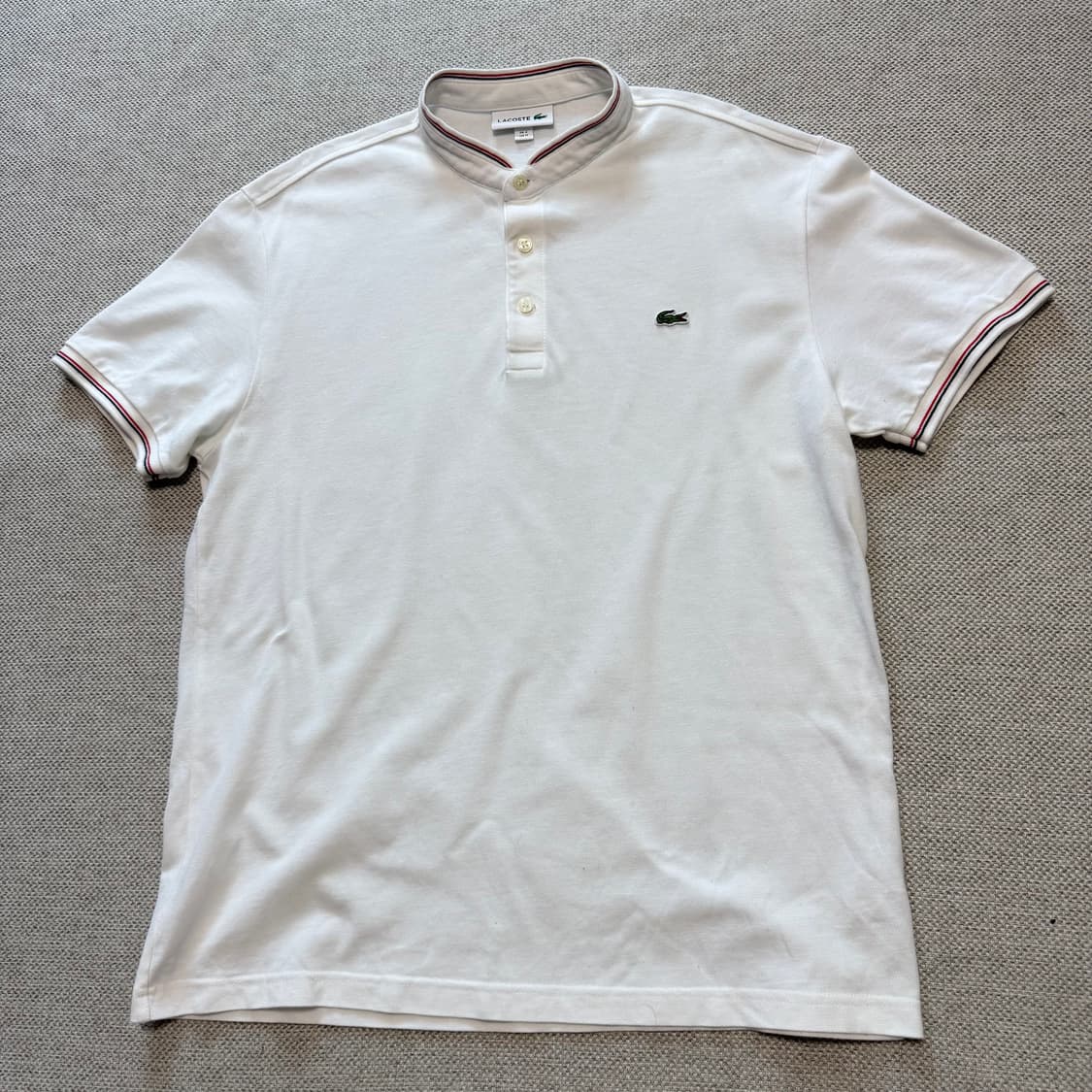 라코스테 차이나넥 반팔 카라티 상품이미지1