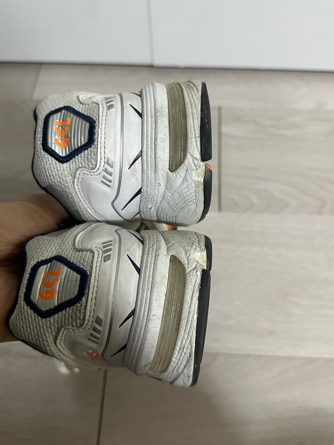 아식스 Asics 젤 1090 화이트 미드나잇 270 상품이미지8