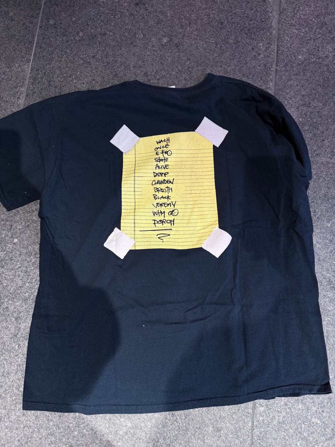 [xl] 빈티지 Pearl Jam 펄잼 Alive 포스트잇 티셔츠 상품이미지5