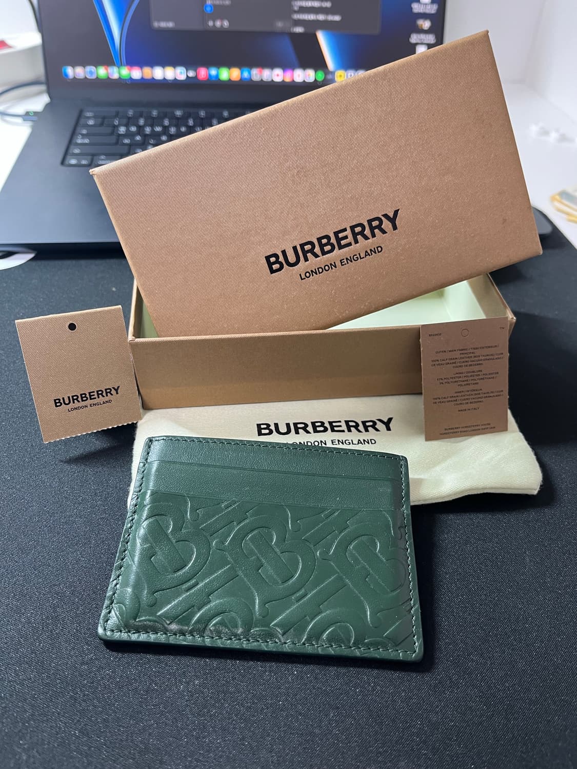 버버리 카드지갑 S급 풀박스 상품이미지1