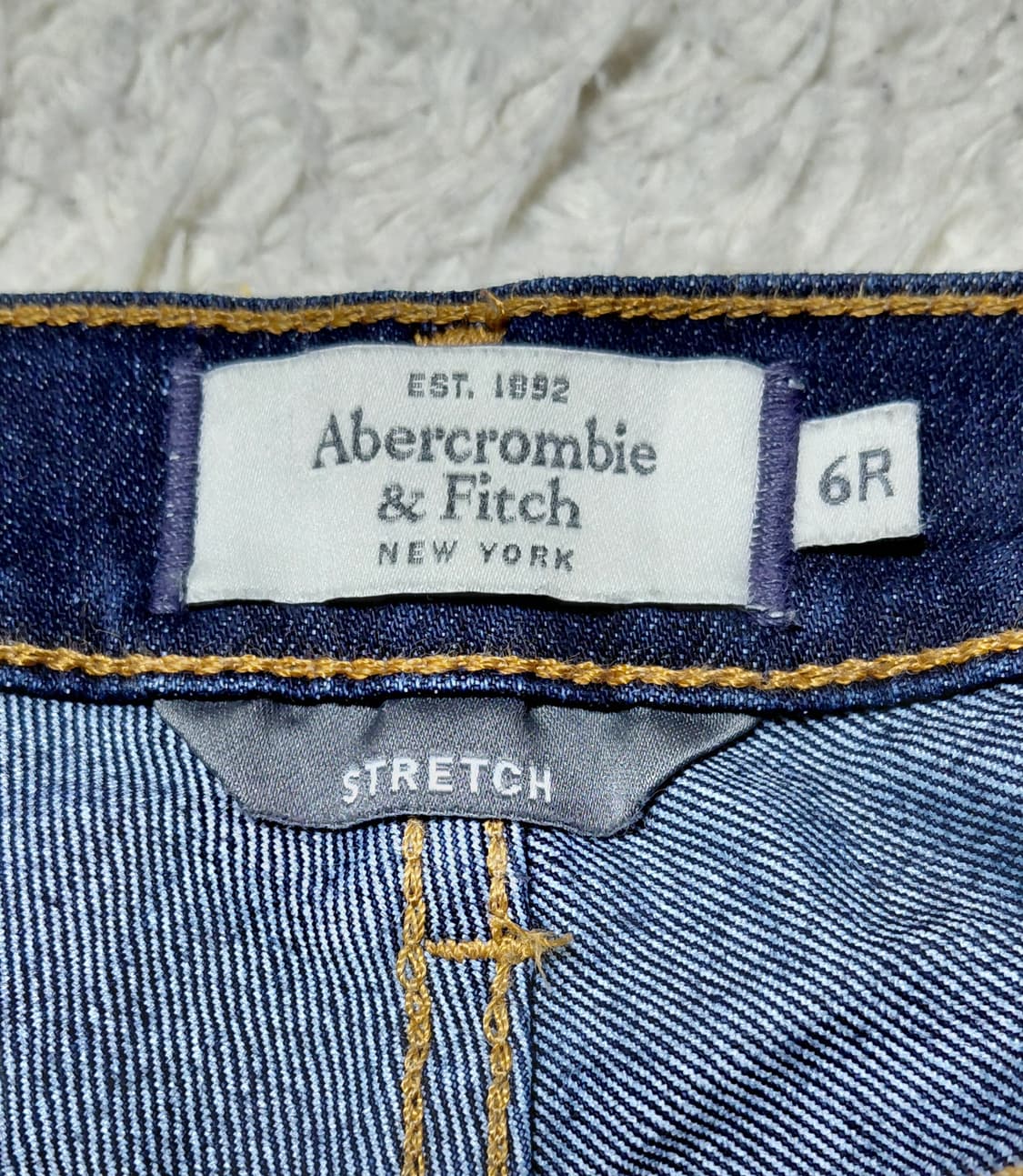 Abercrombie & Fitch 스트레치 로우라이즈 진 6R(31) 상품이미지5