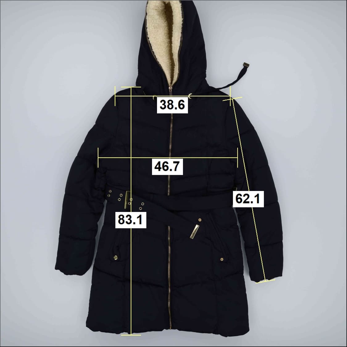 [M] 행텐 기모 벨트 롱 패딩 1128HR1 상품이미지7